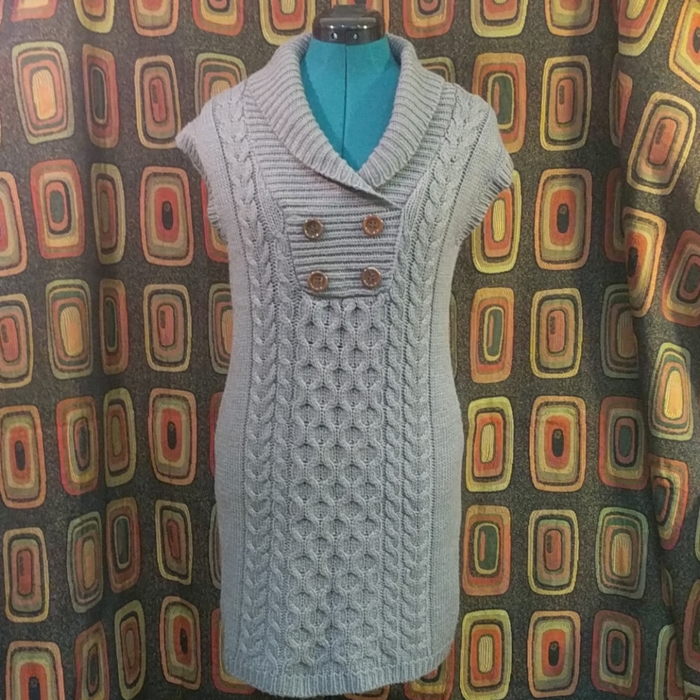 Gray Sweater Tunic
